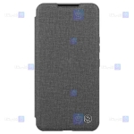 کیف چرمی پارچه ای نیلکین Samsung Galaxy S23 Plus مدل Qin Pro Plain Leather Cloth case