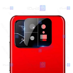 محافظ لنز شیشه ای شیائومی 13 مدل حاشیه دار