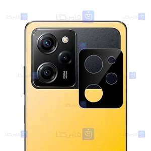 محافظ لنز شیشه ای Xiaomi Poco X5 Pro مدل حاشیه دار