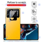 محافظ لنز شیشه ای Xiaomi Poco X5 Pro مدل حاشیه دار