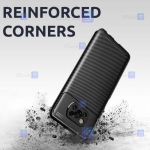 قاب گوشی Xiaomi Poco X3 NFC مدل Auto Focus Fiber Carbon