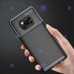قاب گوشی Xiaomi Poco X3 Pro مدل Auto Focus Fiber Carbon