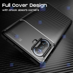 قاب گوشی Xiaomi Redmi K40 Gaming مدل Auto Focus Fiber Carbon