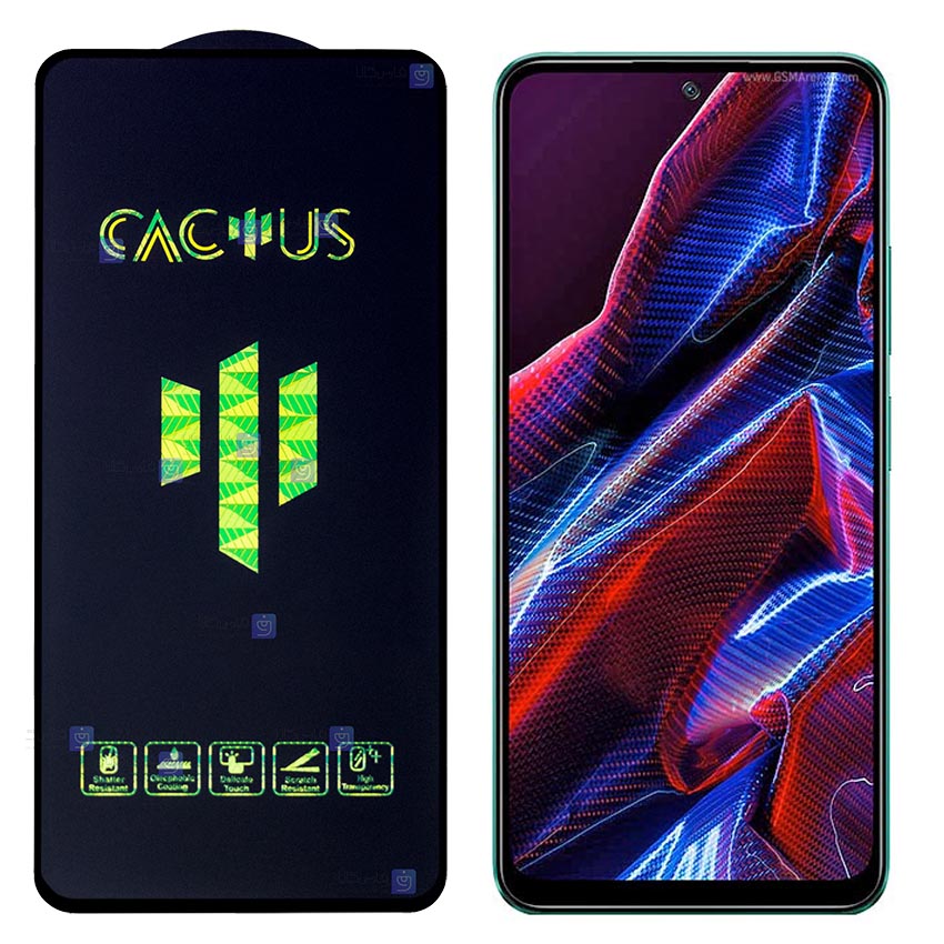 گلس گوشی Xiaomi Poco X5 مدل Cactus