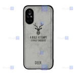 قاب پارچه ای Huawei nova 8 5G مدل گوزنی