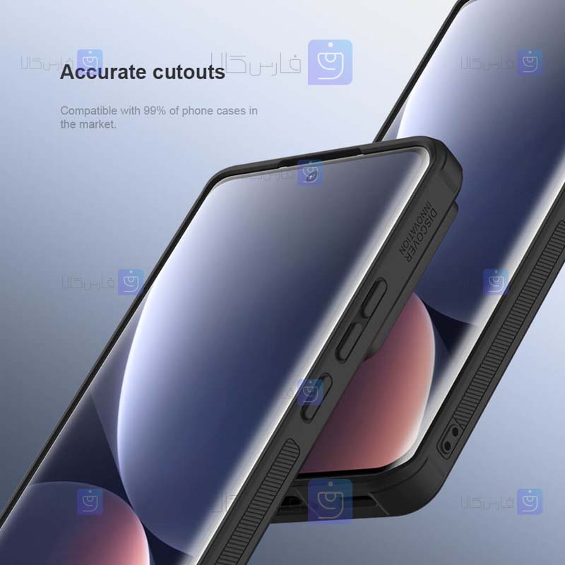 محافظ صفحه دو تایی نیلکین Xiaomi 13 Ultra مدل Impact Resistant Curved Film
