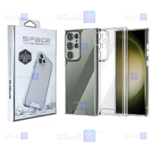 قاب پشت کریستالی Samsung S23 Ultra مدل Space Collection با محافظ لنز