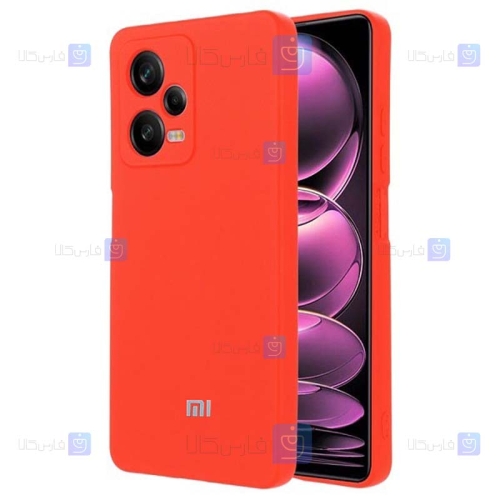 قاب سیلیکونی Xiaomi Redmi Note 12 5G مدل محافظ لنز دار