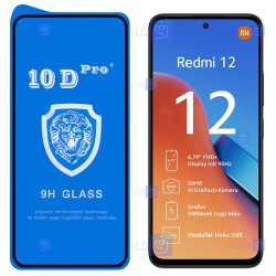 گلس فول Xiaomi Redmi 12 مدل 10D Pro