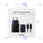 شارژر سوپر فست 45 وات اصلی سامسونگ S23 Plus مدل EP-TA845