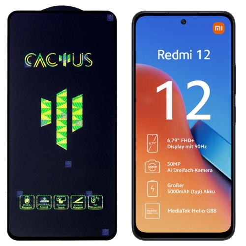 گلس گوشی Xiaomi Redmi 12 مدل Cactus
