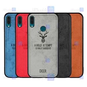 قاب پارچه ای Huawei P Smart 2019 مدل گوزنی