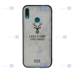 قاب پارچه ای Huawei P Smart 2019 مدل گوزنی