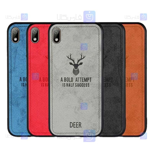 قاب پارچه ای Huawei Y5 2019 / Honor 8S مدل گوزنی
