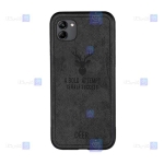 قاب پارچه ای Samsung Galaxy A03 مدل گوزنی