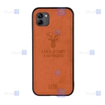 قاب پارچه ای Samsung Galaxy A03 مدل گوزنی