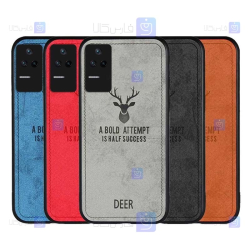 قاب پارچه ای Xiaomi Poco F4 5G مدل گوزنی