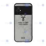 قاب پارچه ای Xiaomi Poco M5 مدل گوزنی
