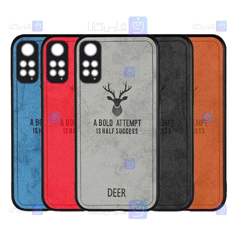 قاب پارچه ای Xiaomi Redmi Note 11 Pro 4G Global مدل گوزنی