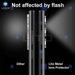 محافظ لنز فلزی Samsung Galaxy S23 Ultra مدل +LITO S