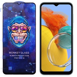 گلس فول گوشی Samsung Galaxy M14 مدل Monkey Premium