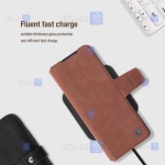کیف چرمی نیلکین Samsung Galaxy Z Fold 5 5G مدل Aoge Leather