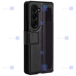 کیف چرمی نیلکین Samsung Galaxy Z Fold 5 5G مدل Aoge Leather