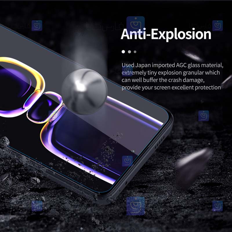 گلس نیلکین Xiaomi Poco F5 Pro مدل H+ Pro