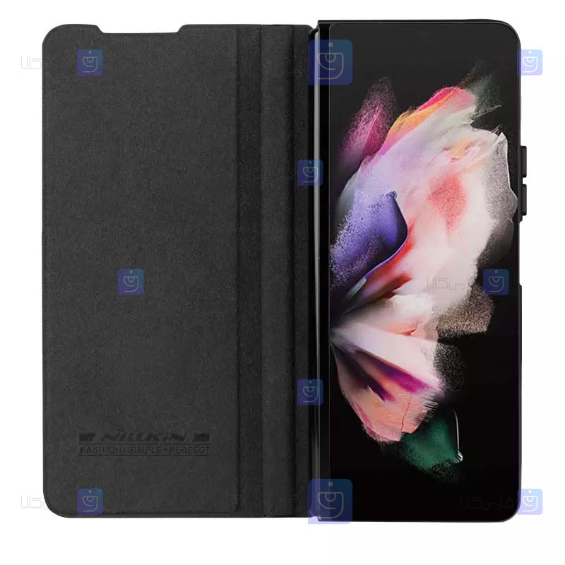 کیف چرمی نیلکین Samsung Galaxy Z Fold 4 5G مدل Qin Pro