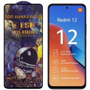 گلس گوشی Xiaomi Redmi 12 4G مدل SDG Anti Static