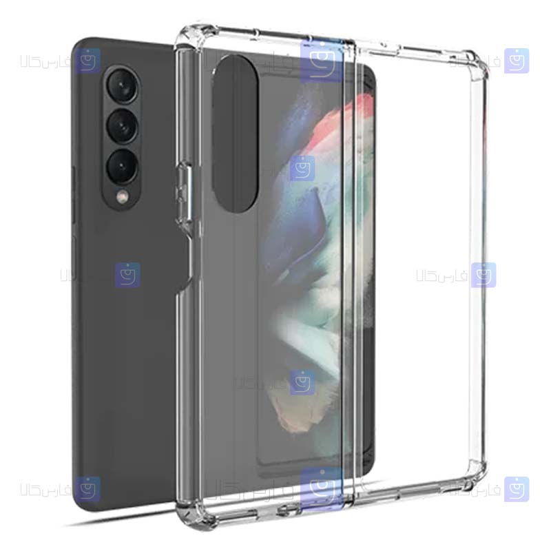 قاب کپسول دار Samsung Galaxy Z Fold 4 5G مدل پشت کریستالی