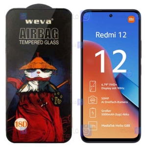 گلس فول Xiaomi Redmi 12 4G مدل ایربگ دار