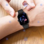 بند سیلیکونی ساعت هوشمند شیائومی Xiaomi QCY GTC Watch مدل دکمه‌ای
