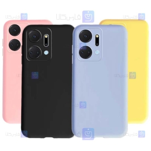 قاب سیلیکونی Honor X7A مدل محافظ لنز دار