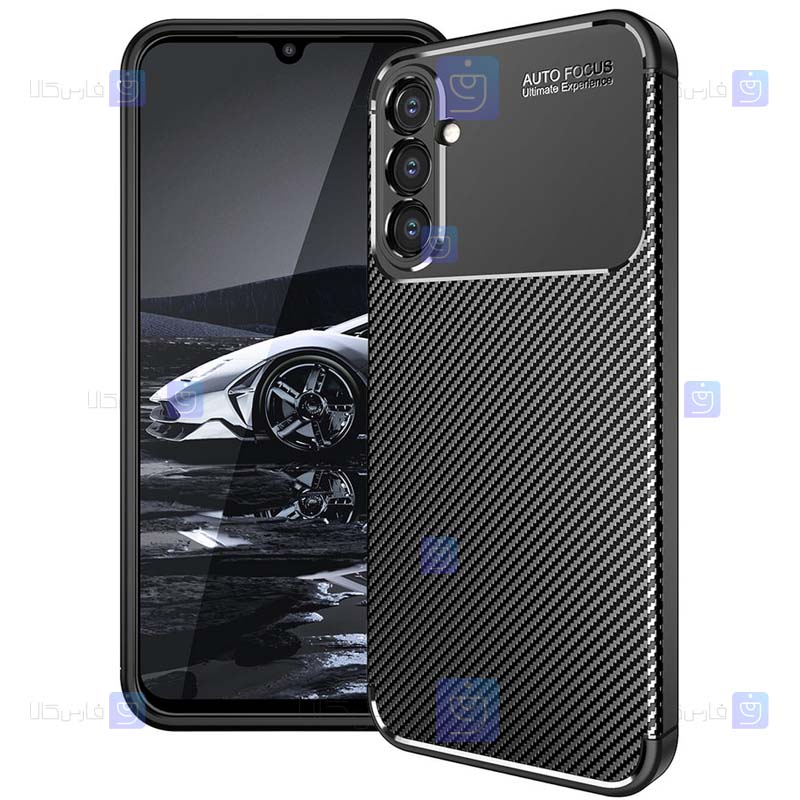 قاب گوشی Samsung Galaxy A14 5G مدل Auto Focus Fiber Carbon