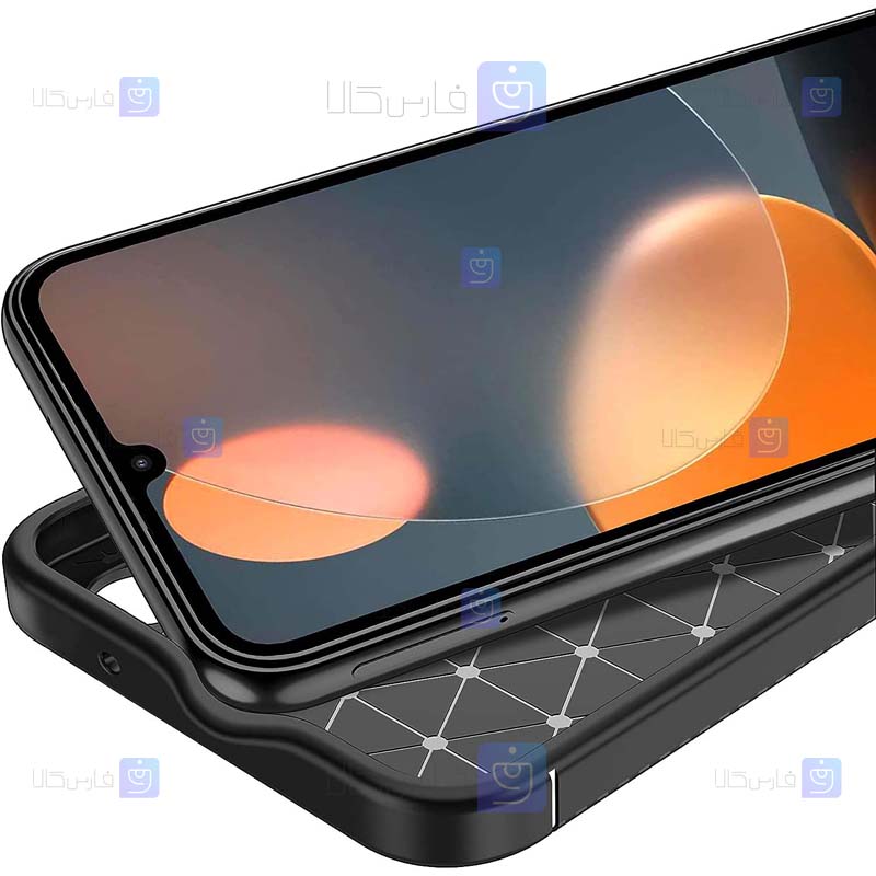 قاب گوشی Samsung Galaxy A14 5G مدل Auto Focus Fiber Carbon