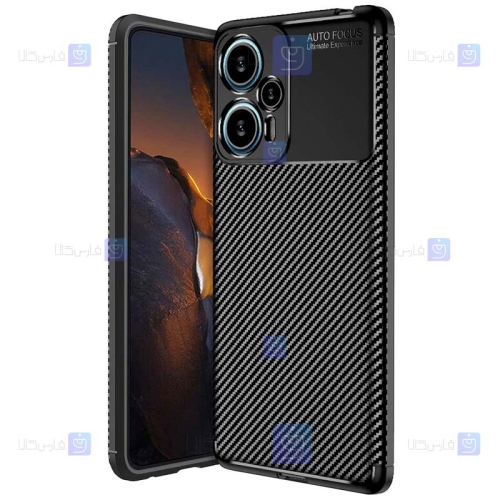 قاب گوشی Xiaomi Poco F5 مدل Auto Focus Fiber Carbon