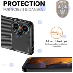 قاب گوشی Xiaomi Poco F5 مدل Auto Focus Fiber Carbon