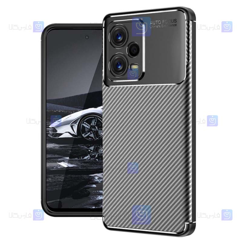 قاب گوشی Xiaomi Redmi Note 12 Pro Plus مدل Auto Focus Fiber Carbon