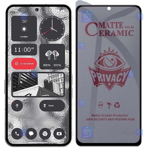 محافظ صفحه گوشی Nothing Phone 2 مدل سرامیکی حریم شخصی