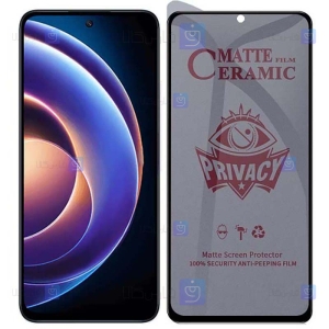محافظ صفحه گوشی Xiaomi Redmi Note 12R 5G مدل سرامیکی حریم شخصی