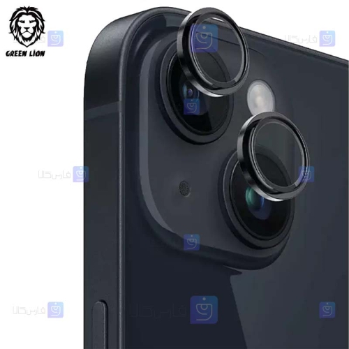 محافظ لنز فلزی Apple iPhone 14 Plus مدل Green Lion