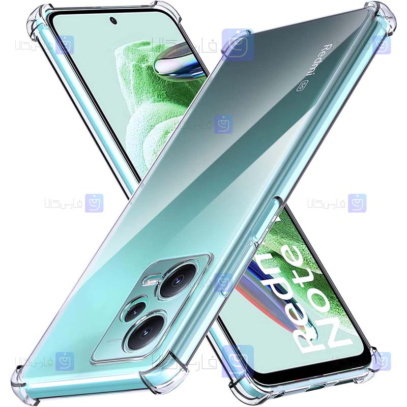 قاب ژله ای Xiaomi Redmi Note 12 5G مدل کپسولی محافظ لنز دار