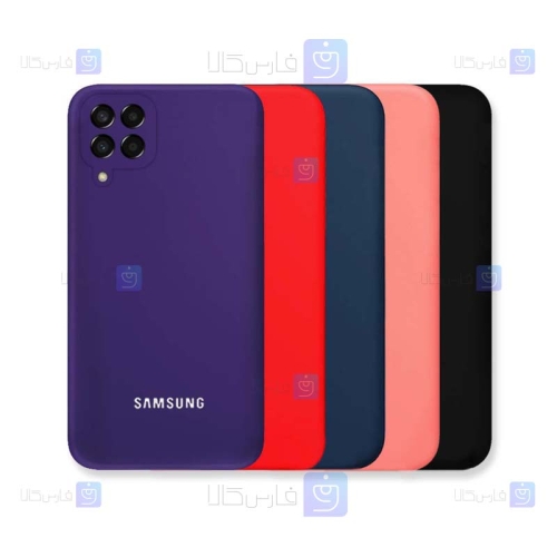 قاب سیلیکونی اصلی Samsung Galaxy M33 مدل محافظ لنزدار