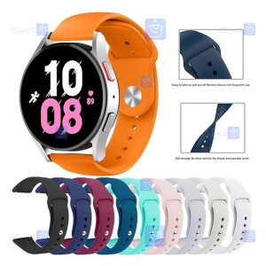 بند سیلیکونی ساعت هوشمند سامسونگ Samsung Galaxy Watch 5 مدل دکمه‌ای