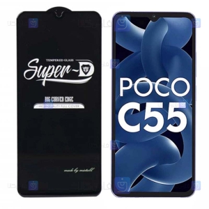 گلس گوشی Xiaomi Poco C55 مدل Super D