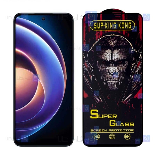 گلس گوشی Xiaomi Redmi Note 12R 5G مدل Super King Kong