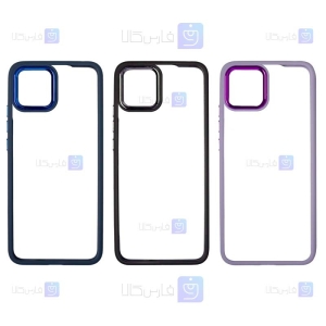 قاب پشت کریستالی گوشی A04 مدل دور رنگی