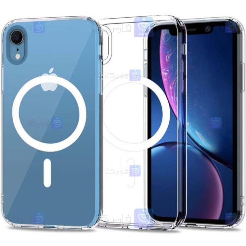 قاب پشت کریستالی Apple iPhone XR مدل مگ سیف دار