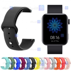 بند سیلیکونی ساعت هوشمند شیائومی Xiaomi Mi Watch XMWT01 مدل دکمه‌ای